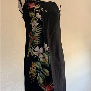 Hawaii Aloha Floral Dress Sleeveless Dress Size: S